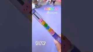 DIY Kawaii bunny pen🐰🖊️#shorts #tonniartandcraft #diy #art #love #craft #youtubeshorts