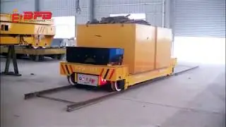 Industry Battery Transfer Table Car , Battery Power Rail Transfer Cart