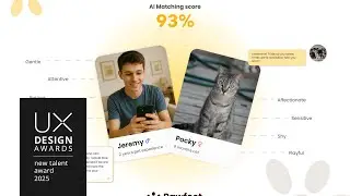 UX Design Award | New Talent 2025: Pawfect &ndash; AI powered pet adoption platform
