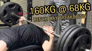 How I&rsquo;m Building a 160kg Bench at 68kg &ndash; Full Bench Day Breakdown