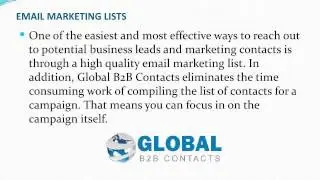 UK Business Email Mailing Lists