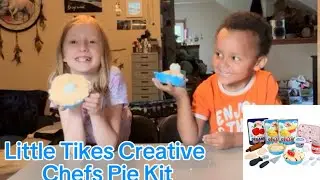 Little Tikes Creative Chefs Pie!!! Ft Maliah & Abby 