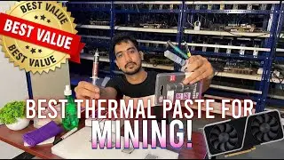 ⚡️Best Thermal Paste for Gpu Mining 🔨| Cooler Master, Noctua, Arctic, Gelid|Crypto Mining Farm India