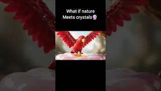 When light and life fuse, reality rewrites itself #Jewelbird #viralvideo  #crystalgems #asmrbirds