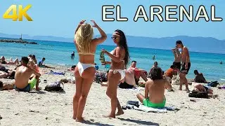 EL ARENAL MALLORCA 2022 BEACH SPAIN 4K S&rsquo;Arenal