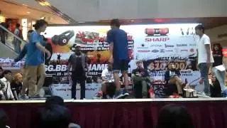 SG Bboy Champs 2012: Raw Massive vs Killa Move Crew