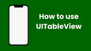 How to use UITableView | Storyboard | Swift | Xcode 16.3