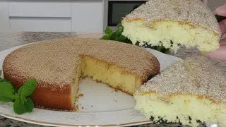 بسبوسة البيضة الواحدة لشرب القهوة كتذوب فاليد قبل الفم جربيها و غادي تولي معتمدة عندك