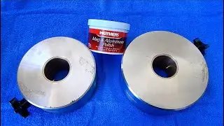 Cleaning surface contamination off Astro Physics Stainless Steel Counterweights