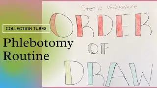 Phlebotomy Order of Draw