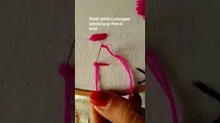 Pistil stitch/Lavangam stitch/Long french knot by Art & Embroidery