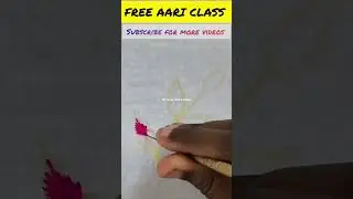 leaf 🌿 stitch #aari#free#trending shorts #shortsviral#shortsfeed@SMMahilArtsAcademy