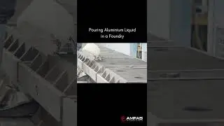 Liquid Aluminum, Solid Precision ⚙️ Foundry Work in Action #amfasinternational  #usa