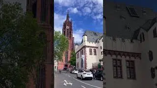 Dom  R&ouml;mer Frankfurt 🏙️ #youtubeshorts #travel #reels #frankfurt #germany