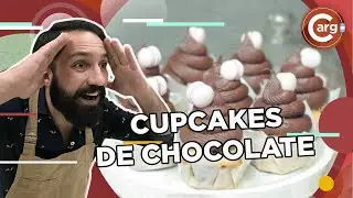 COMO PREPARAR UNOS RICOS CUPCAKES DE CHOCOLATE CON MANÍ