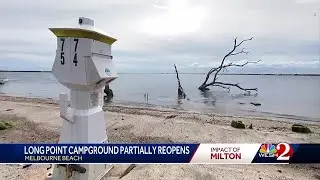 Long Point Campground partially reopens after hurricane damage