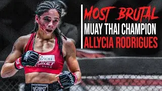 The Most Ruthless Female Muay Thai Fighter - Allycia Rodrigues