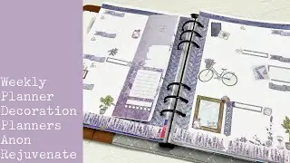 Weekly Planner Decoration - Planners Anon Rejuvenate
