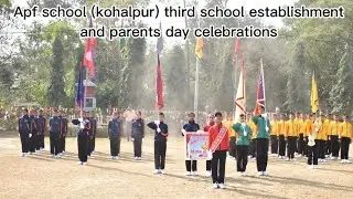 Apf school(kohalpur) third school establishment and parents day celebrations(video)2079/10/16#nepal