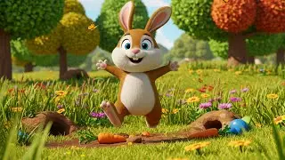 Rabbit's Busy Day &ndash; A Fun & Cute Bunny Adventure Song for Kids