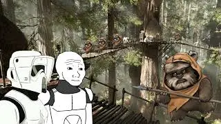 Paint it Black but you're in the middle of an Ewok hunt.