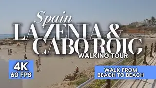 La Zenia to Cabo Roig Beach Walking Tour  |  Spain  |  4K 60 FPS⛱