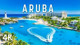 ARUBA IN 4K DRONE FOOTAGE (ULTRA HD) - Beautiful Beach & Island Paradise Landscapes