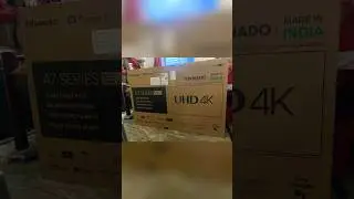 Hisense 55 inch 4k TV/  Hisense  Tornado 2.0 unboxing