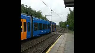 Class 399 leaves Carbrook bound for Cathedral #tram