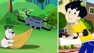 चिम्पू पकड़ेगा हेलीकाप्टर चोर को | Chimpoo Simpoo | Comedy Cartoon | KidZ | Tv Show