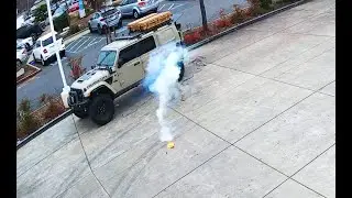 Phone on fire at Rocklin 76 Gas Station