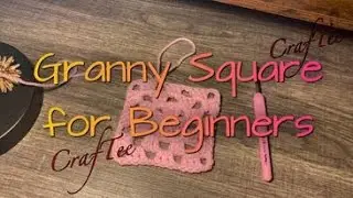 Simple Granny Square for Beginners || #craftee #crafts #crocheter