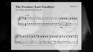 SIGNALIS: MEMORIES - The Promise (Last Goodbye) - Piano sheet music
