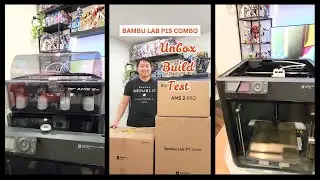 Unboxing Bambu Lab P1S Combo - AMS 2 Pro! #asmr #3dprinting