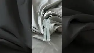 Let&rsquo;s make the pajama set with me ✂️#sewingptoject #sewingtutorial #patterndesign #silkypajamas