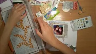 Popsikany layout // Scrapbook Process Video - Layout