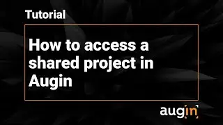 How to access a shared project in Augin