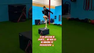 Training Deceleration to Improve Explosiveness! #shorts