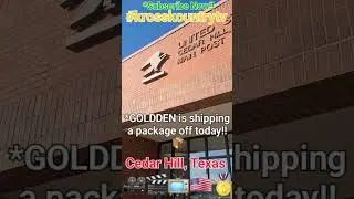 ✈️Outgoing Package!!📦🎥🎬📺🇺🇲🥇#cedarhillpostoffice #krosskountrytv