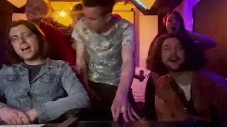 (grooverelly) in the booth w/ re:, vito, skele