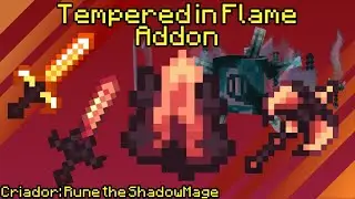 ESSE ADDON VAI MUDAR O NETHER QUE VOC&Ecirc; CONHECE! 1.21.100! Tempered In Flame Minecraft pe (bedrock)