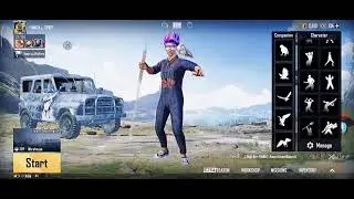PUBG mobile Lobby edit new emote new trend 🔥