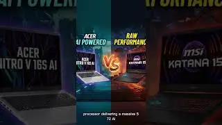 2026 Laptop Showdown Acer Nitro V 16S AI RTX 5060 vs MSI Katana 15 RTX 5070