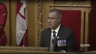 Saskatchewan Lieutenant Governor Russell Mirasty delivers speech from the throne &ndash; October 27, 2021