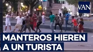 Un turista americano herido tras una pelea con manteros