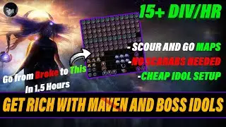 Maven Boss Rushing is INSANE with THESE CHEAP Idols - Path of Exile Phrecia Event
