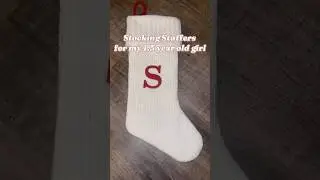 Stocking stuffer ideas for one year old girl 🎄🎁 #christmas #stockingstuffers #kids