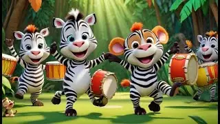 Bongo Rhythms Go Beat Beat Beat | Can&ccedil;&atilde;o Infantil | English Nursery Rhyme | Kids Songs | Baby Music
