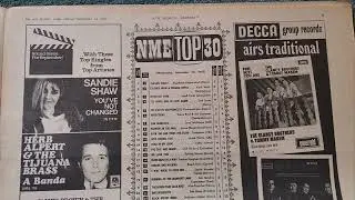 New Musical Express no 1080 September 23rd 1967 beatles monkees small faces pop news