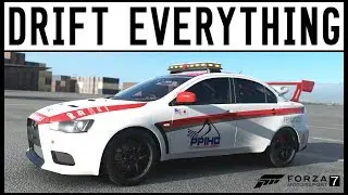 Forza 7 - DRIFT EVERYTHING!! Drifting ALL 10 Safety Cars
